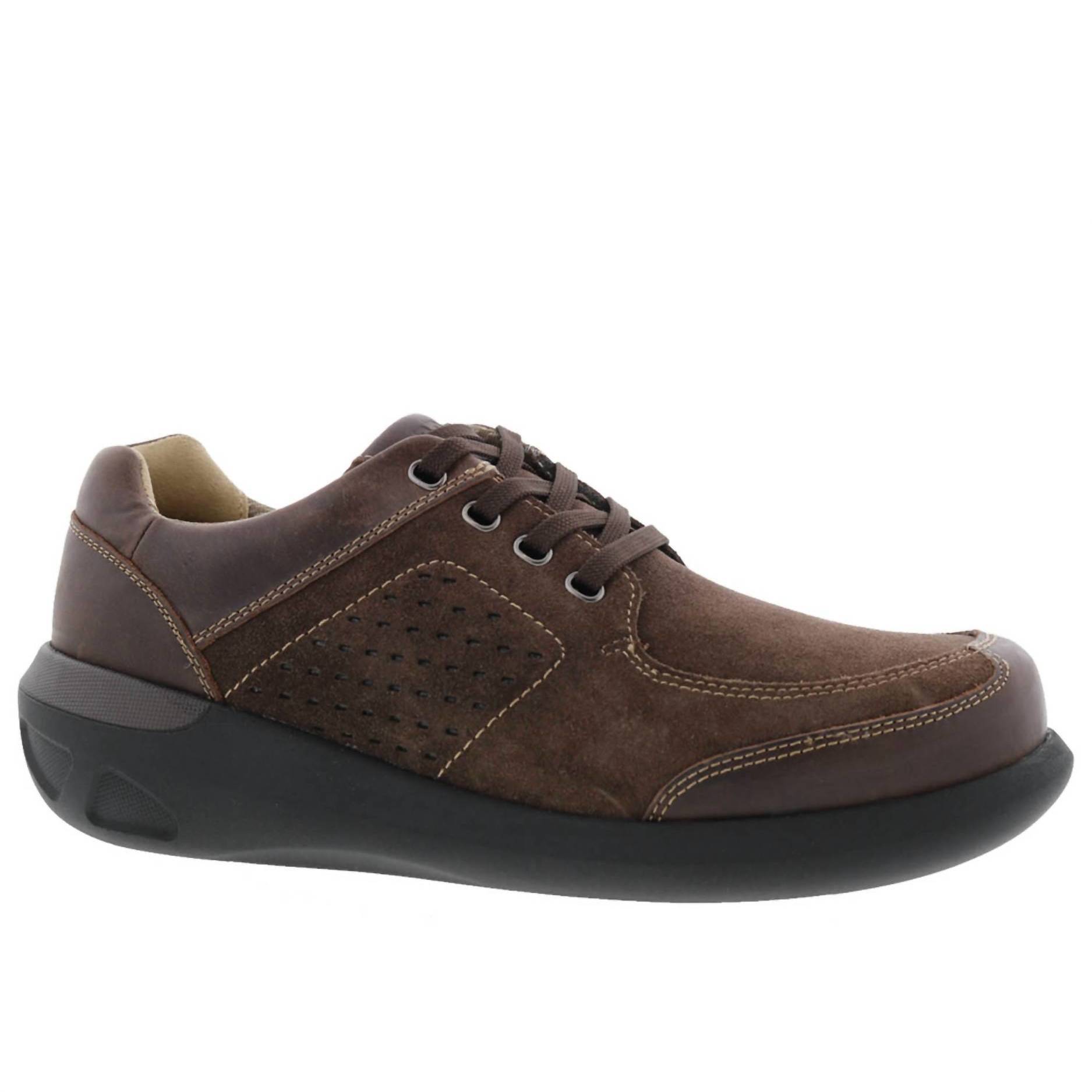 New Drew Shoes Men's Miles Shoe In Dark Brown Leather